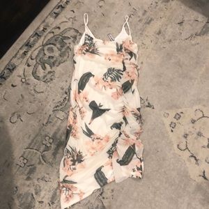 Tropical floral sundress